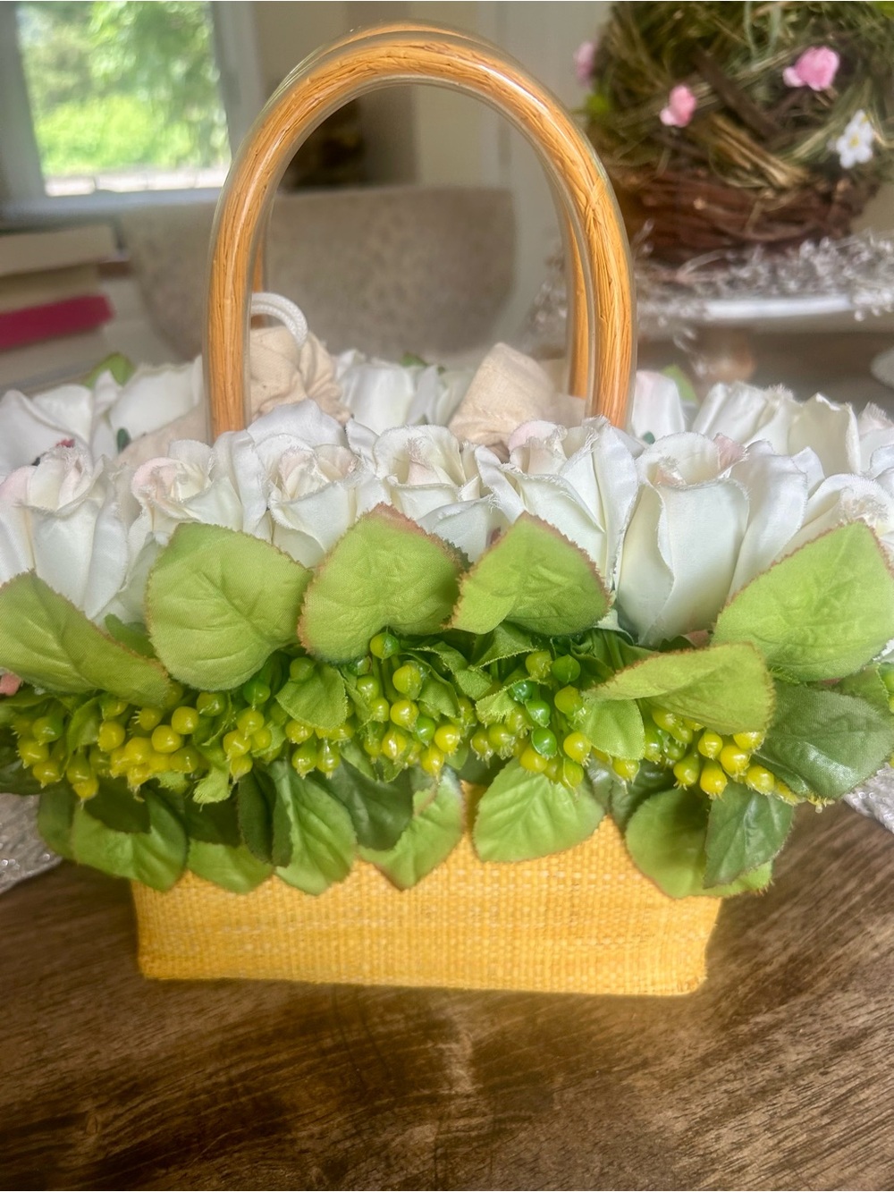 Blooming basket by Lisa. As seen in sex in the city